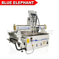 Elephant 1325 wood cutter pneumatic system 3 spindles cnc router with multi-use